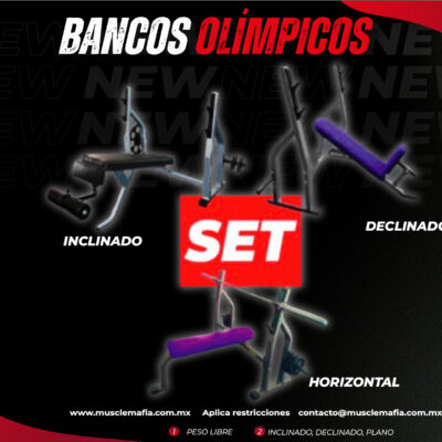 Set Bancos  Olímpicos