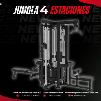 Jaula Multifuncionales 4 ESTACIONES