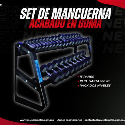 Set Mancuerna en Goma